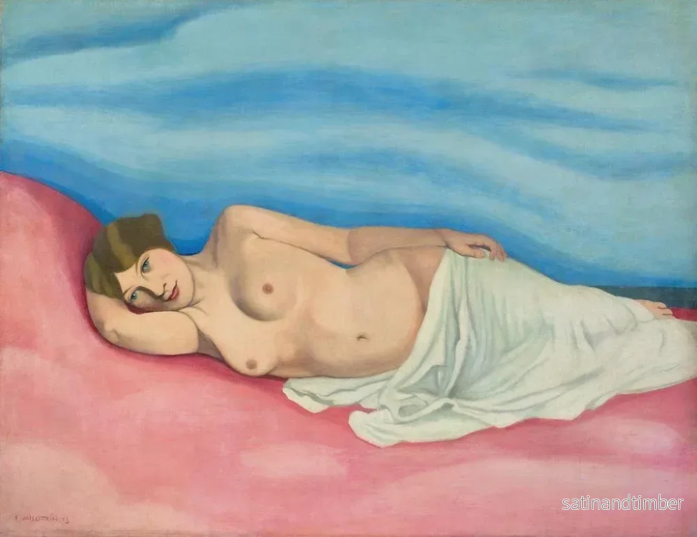 Reproduktion av målningen av en liggande kvinna - Félix Vallotton - Bild 2