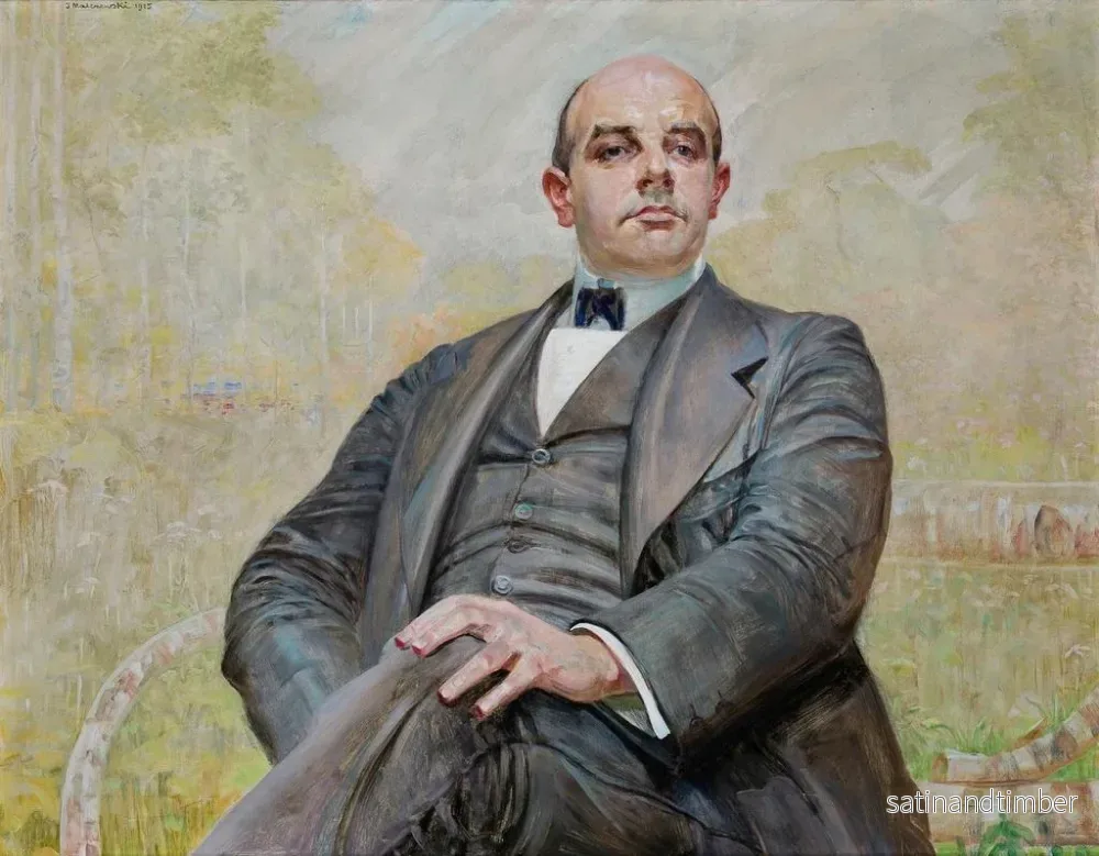 Reproduktion av målningen Portrait av Edward Maurizio - Jacek Malczewski - Bild 2