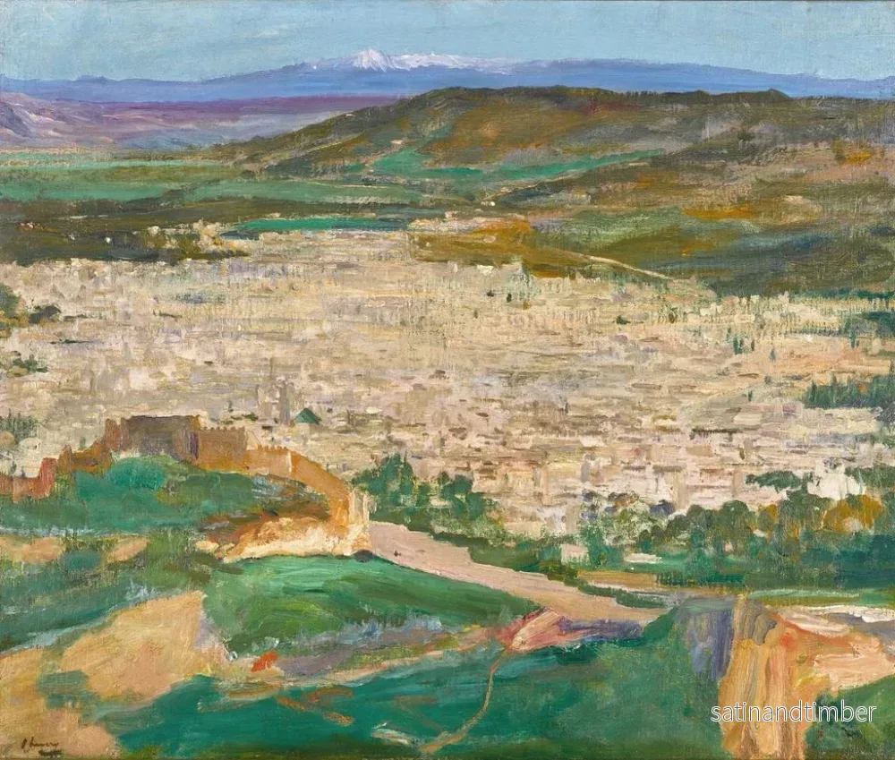 Reproduktion av målningen En vy över Fès - Sir John Lavery - Bild 2
