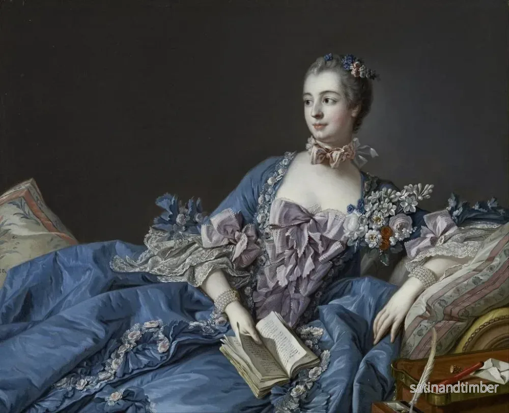 Reproduktion av målningen Madame de Pompadour - François Boucher - Bild 2