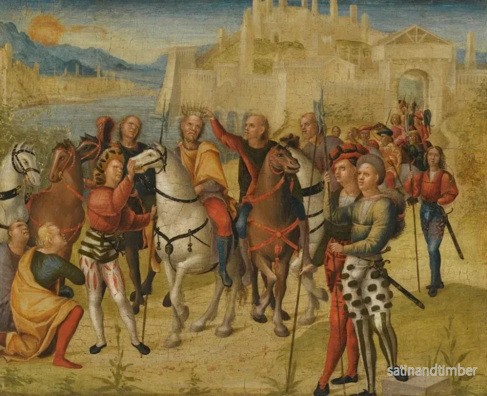 Reproduktion av målningen Le Couronnement de Darius - Niccolò Giolfino - Bild 2