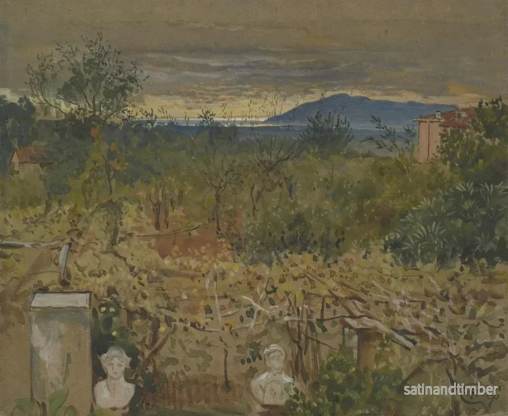 Reproduktion av målningen Trädgård med ruiner - Walter Crane - Bild 2