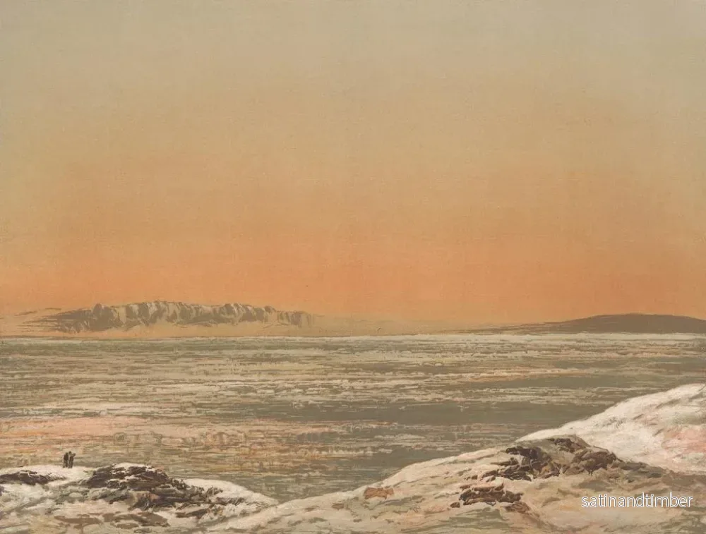 Reproduktion av målningen av Île Melville från Bankslandet, maj 1852 - Samuel Gurney Cresswell - Bild 2