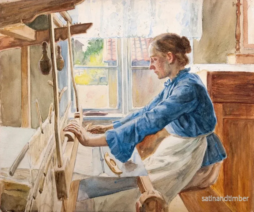 Reproduktion av målningen Élisabeth Pettersson Weaver - Nils Larsson - Bild 2