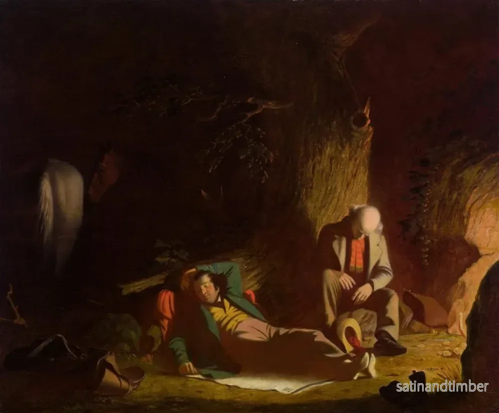 Reproduktion av målningen Les voyageurs tardifs - George Caleb Bingham - Bild 2