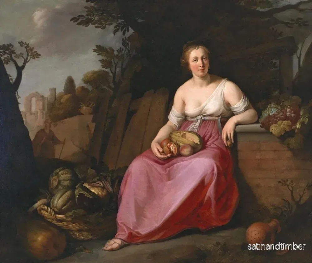 Reproduktion av målningen Vertumne och Pomone - Hendrick Bloemaert - Bild 2