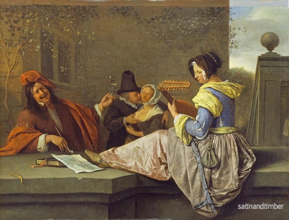 Reproduktion av målningen Le joueur de luth - Jan Steen - Bild 2