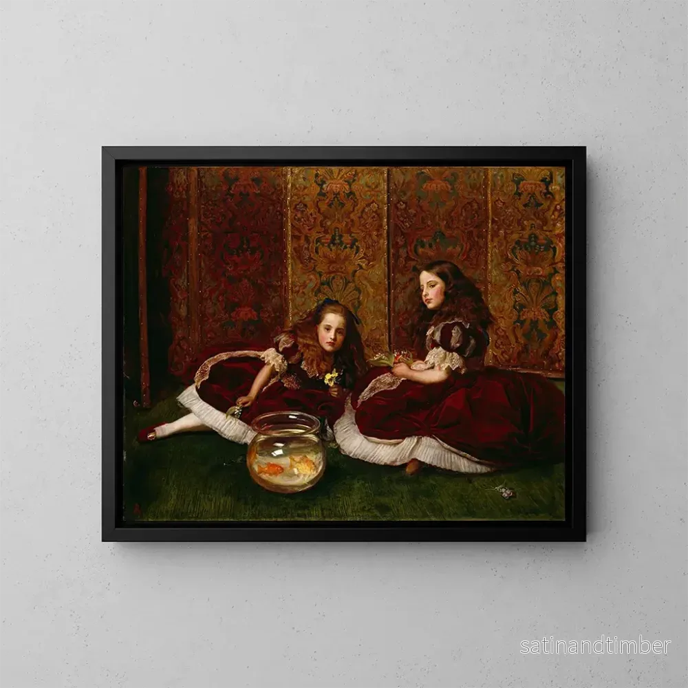 Reproduktion av målningen Fritidsaktiviteter - Sir John Everett Millais
