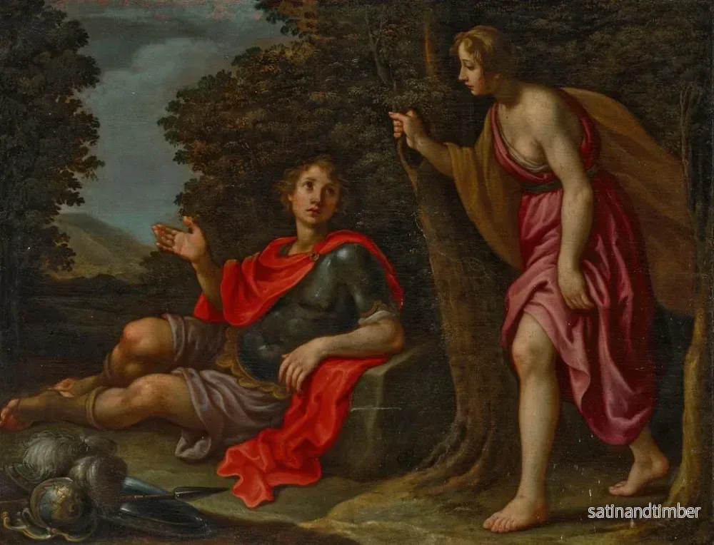 Reproduktion av målningen Rinaldo och Armide - Francesco Curradi - Bild 2