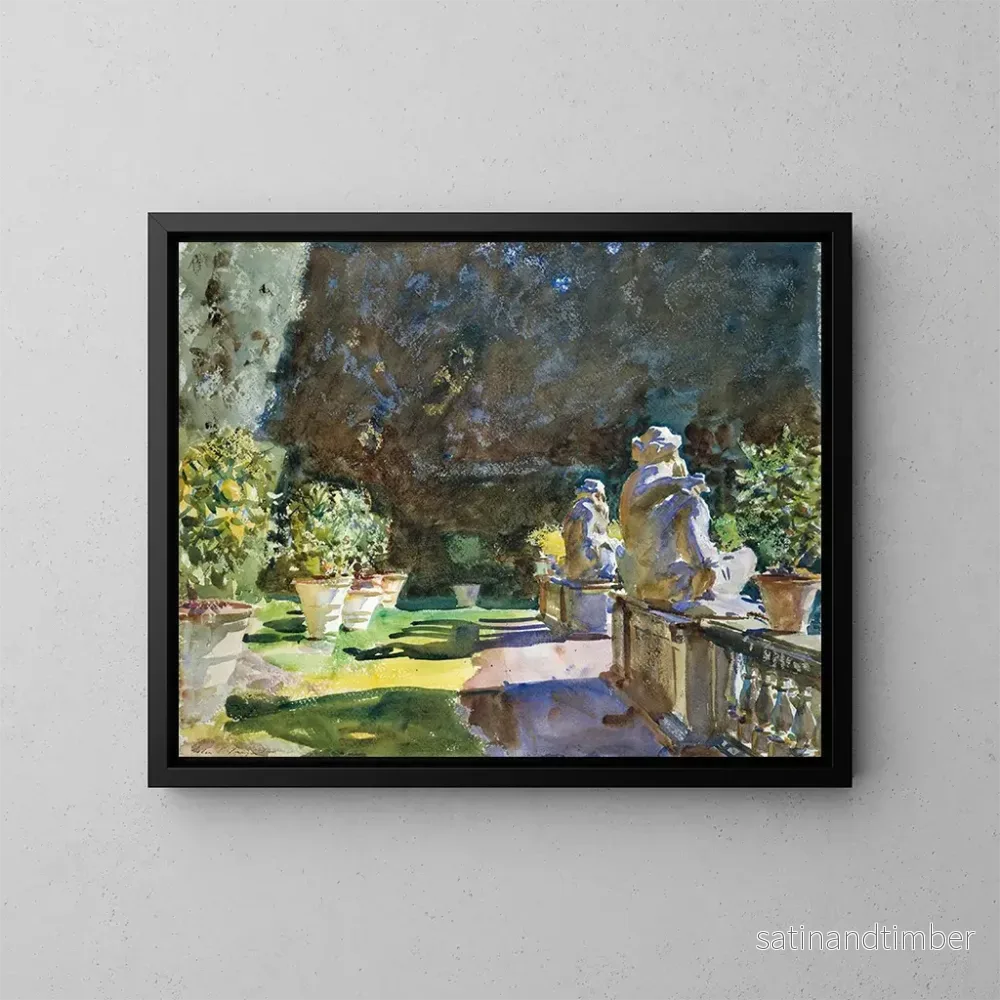 Reproduktion av målningen Villa de Marlia i Lucca - John Singer Sargent