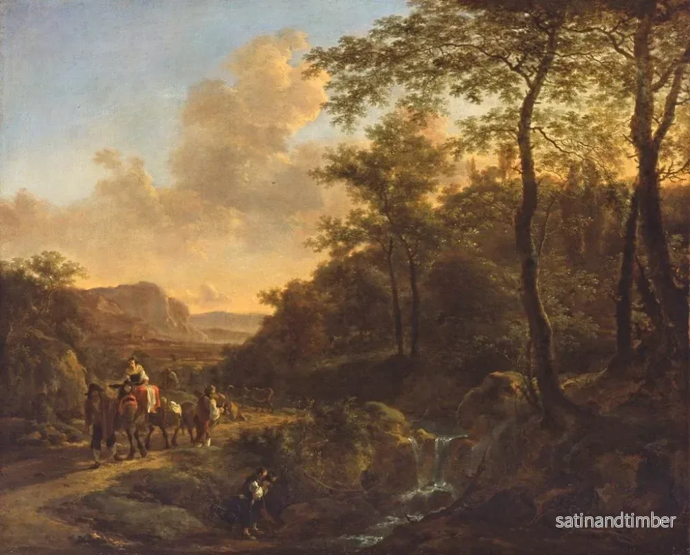 Reproduktion av målningen av scenen från den romerska landsbygden - Jan Both - Bild 2