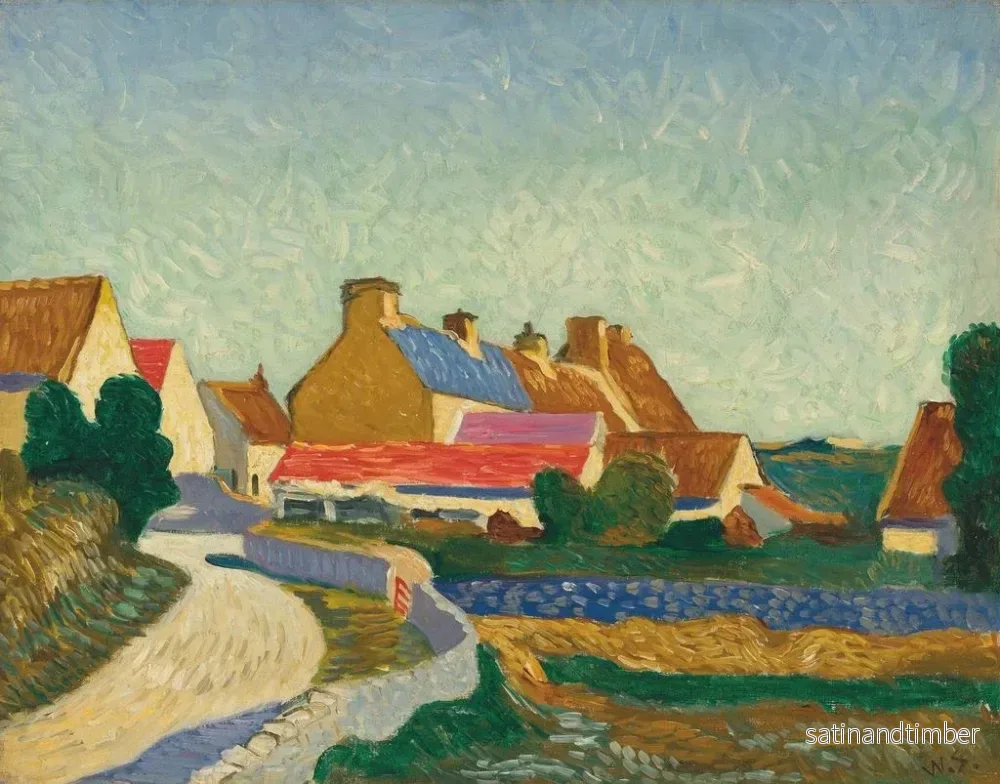 Reproduktion av målningen Baie de St Brelade, Jersey - William Strang - Bild 2