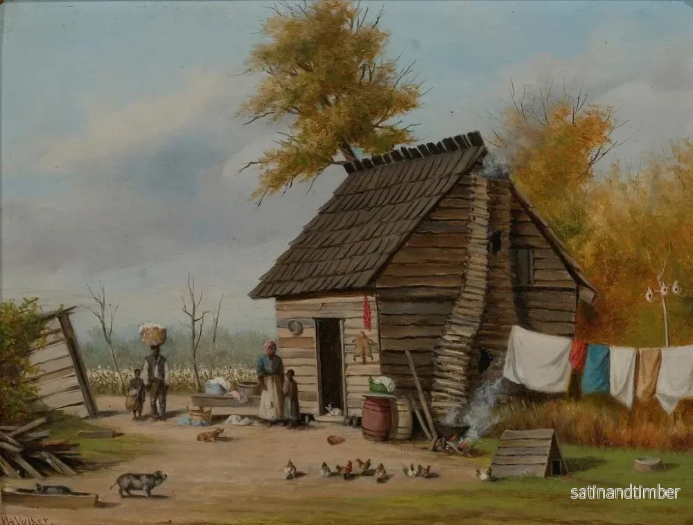 Reproduktion av målningen Utanför stugan - William Aiken Walker - Bild 2