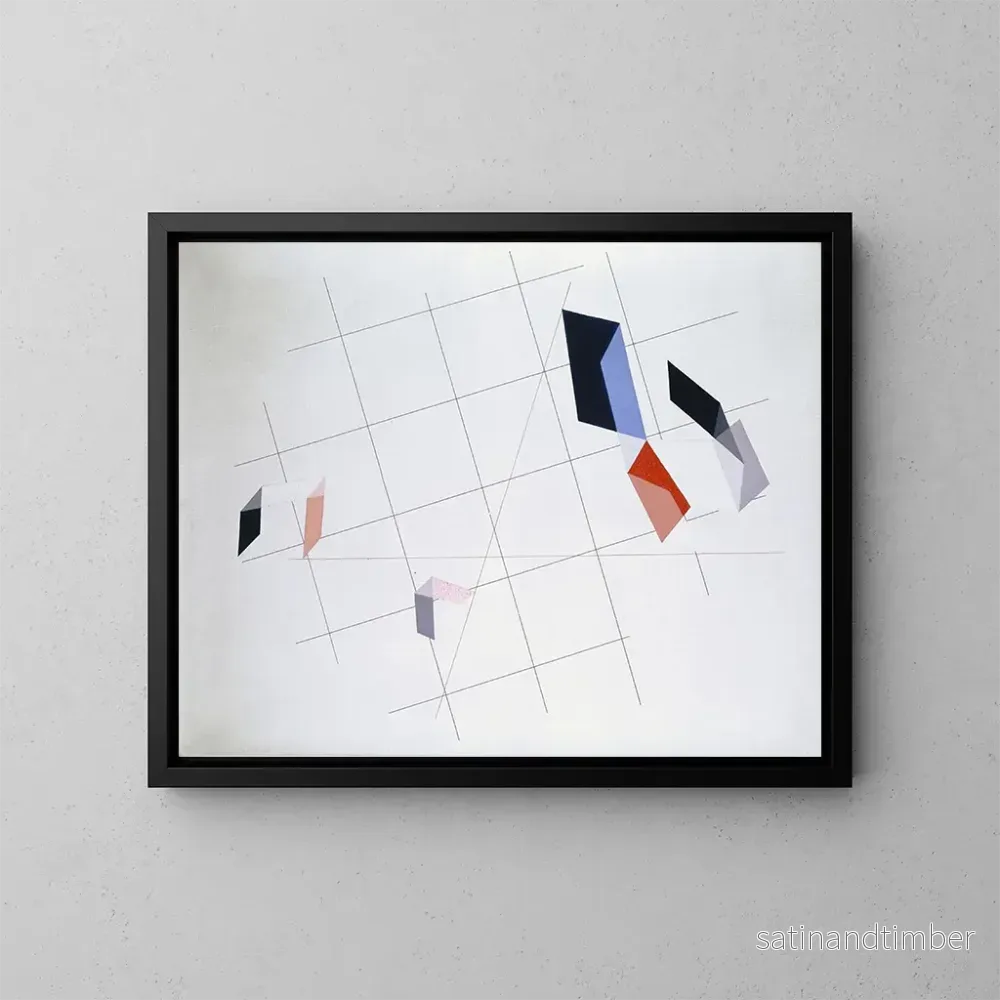 Reproduktion av målningen L IV - László Moholy-Nagy
