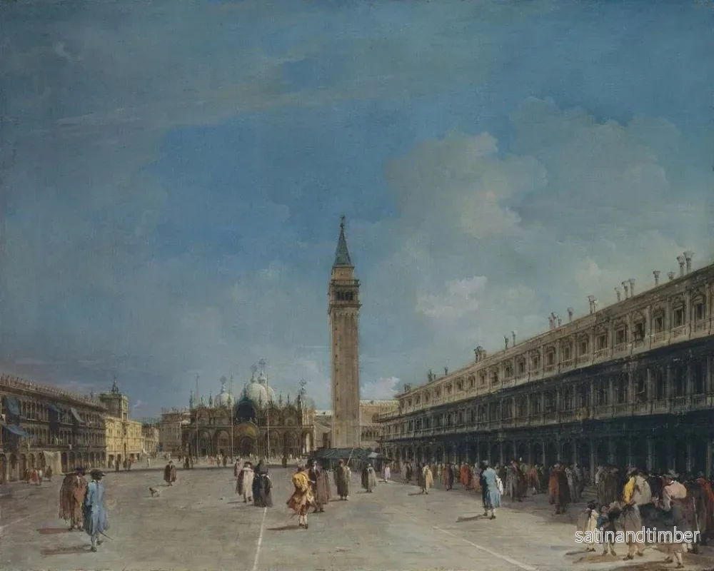 Reproduktion av målningen Place Saint-Marc - Francesco Guardi - Bild 2