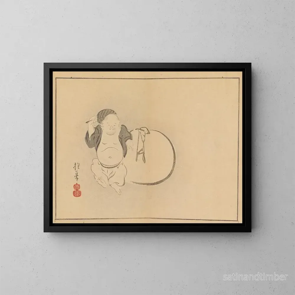 Reproduktion av målningen Sakai Hoitsu, målning 23 - Sakai Hōitsu