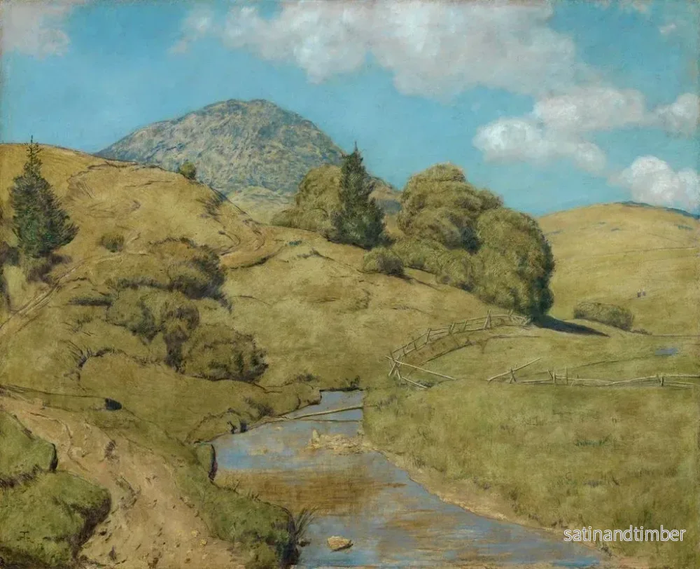 Reproduktion av målningen Le Blessing nära Bernau - Hans Thoma - Bild 2
