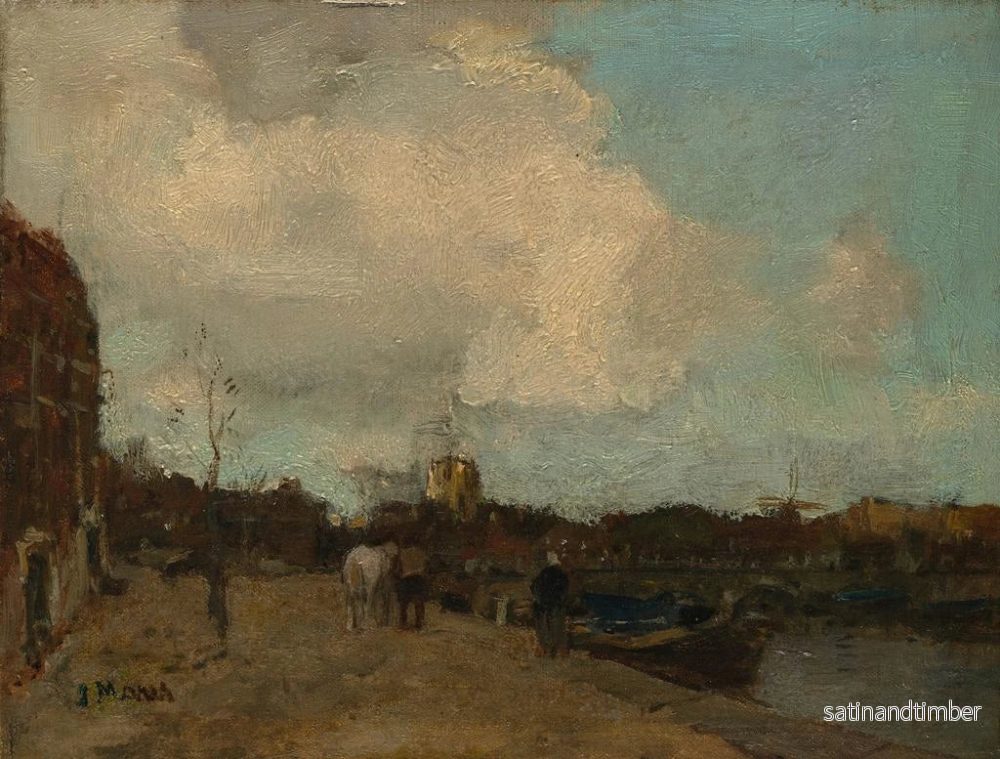 Reproduktion av målningen Bord du canal - Jacob Maris - Bild 2