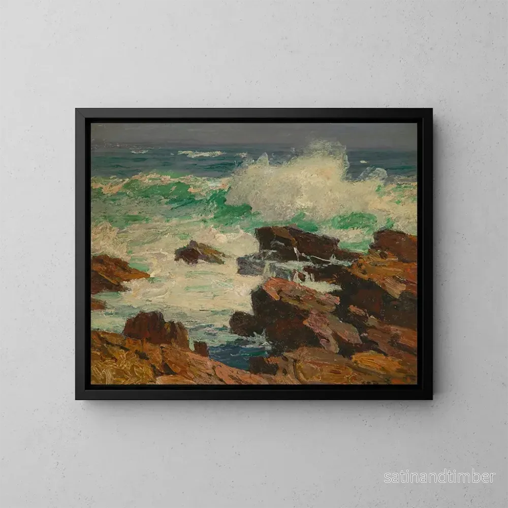 Reproduktion av målningen Vågiga vågor - Edward Henry Potthast
