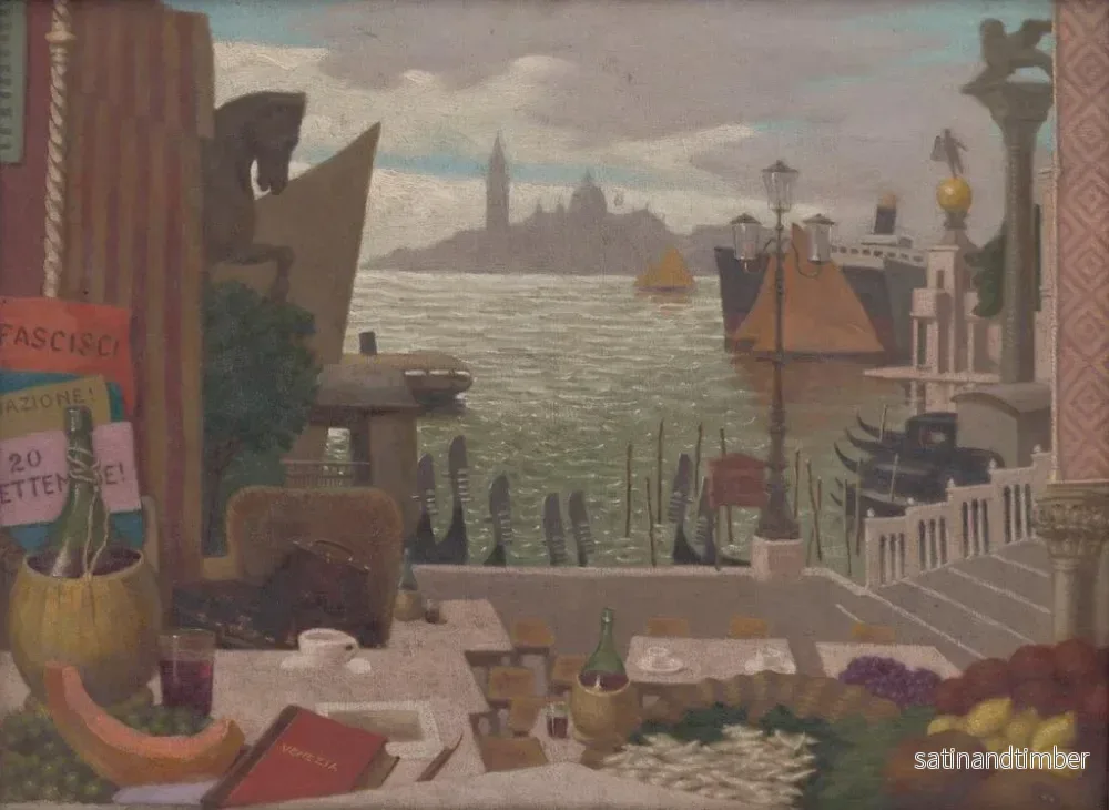 Reproduktion av målningen Souvenirs de Venise - Milan Thomka Mitrovský - Bild 2