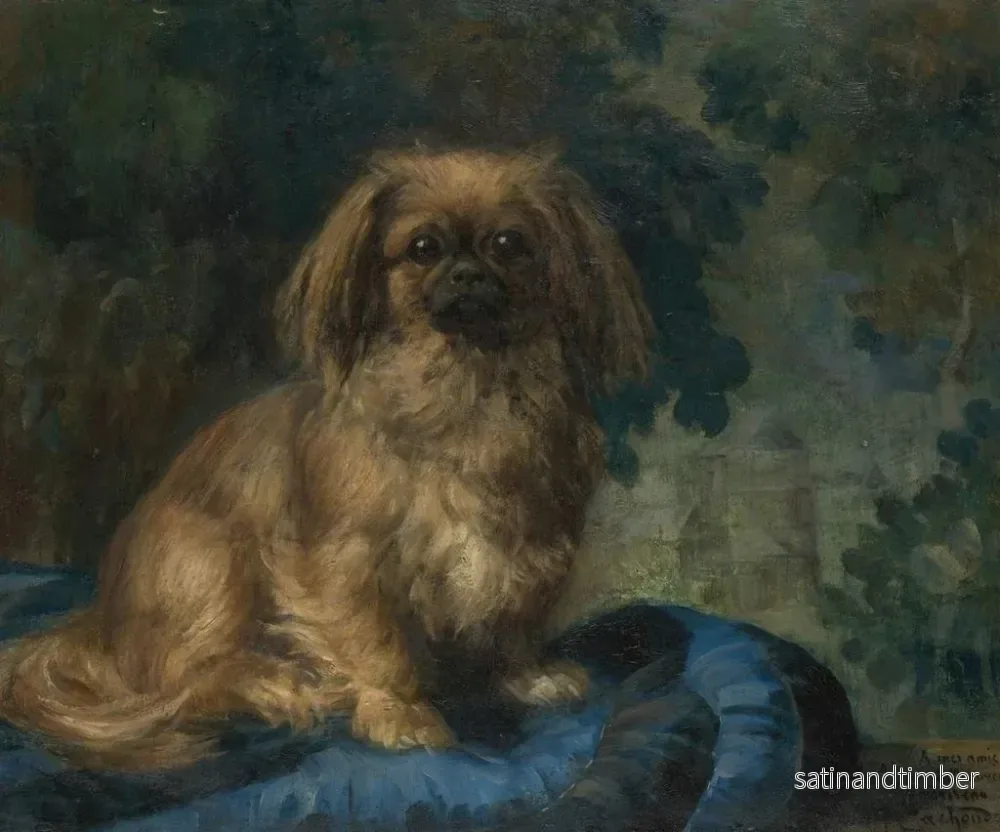 Reproduktion av målningen Pékinois - François-Charles Cachoud - Bild 2