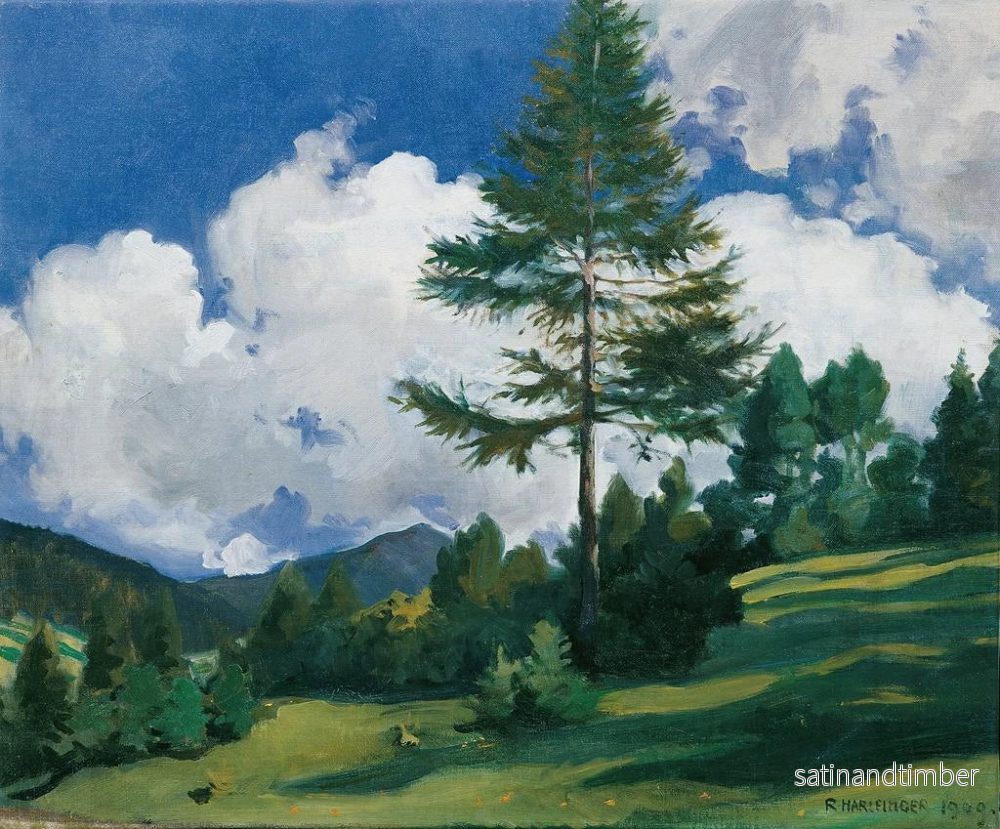 Reproduktion av målningen Motif à Toblach - Richard Harlfinger - Bild 2