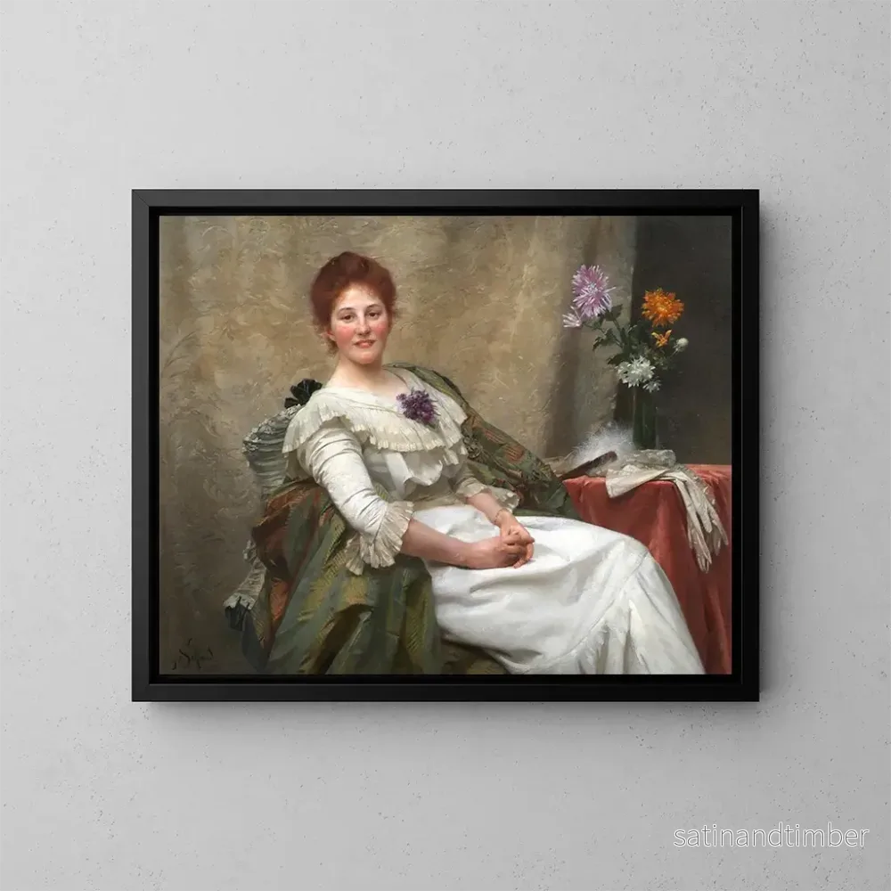 Reproduktion av målningen Stefanie Frth - Julius Schmid