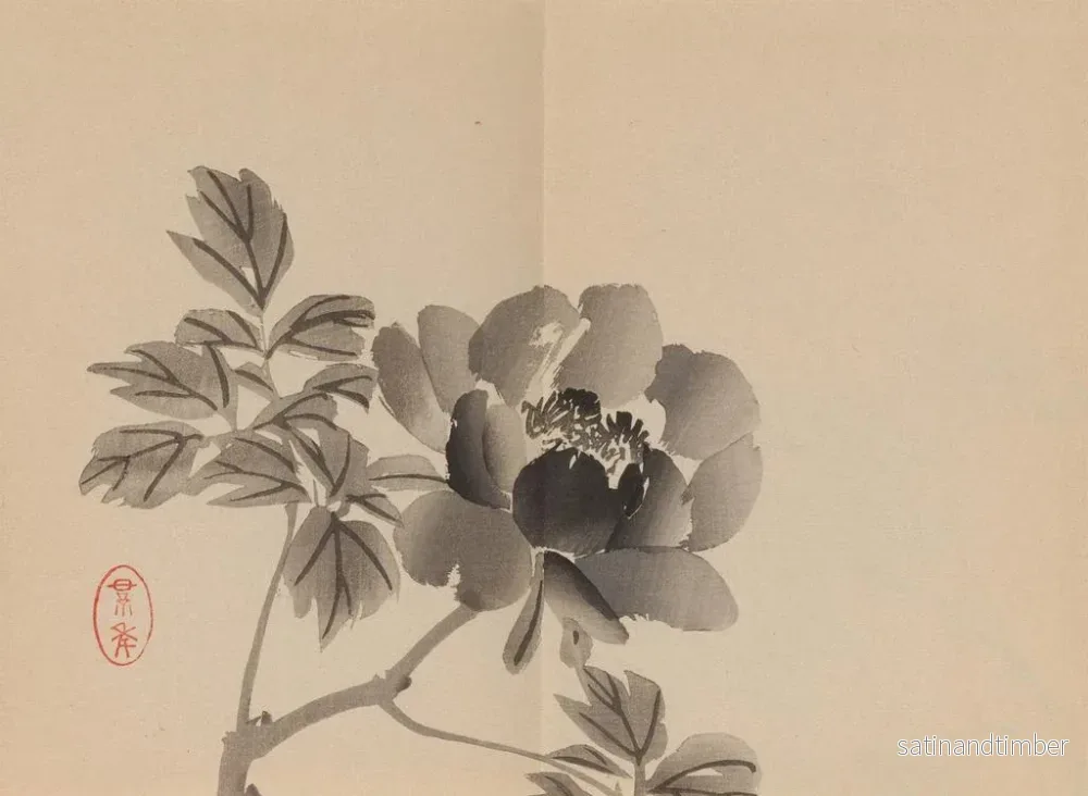 Reproduktion av målningen Keinen shugajō Pl57 - Imao Keinen - Bild 2