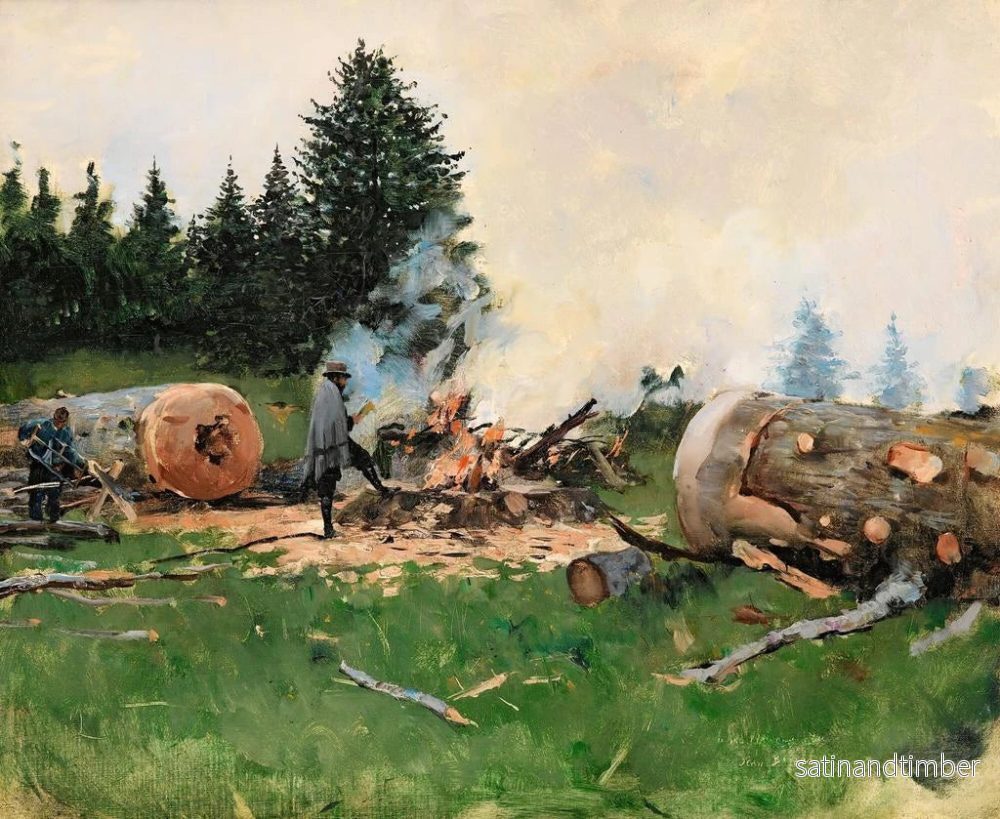 Reproduktion av målningen av en träman i en bergsby - Jean Béraud - Bild 2