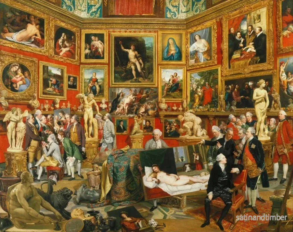 Reproduktion av målningen Tribune des Offices - Johan Joseph Zoffany - Bild 2