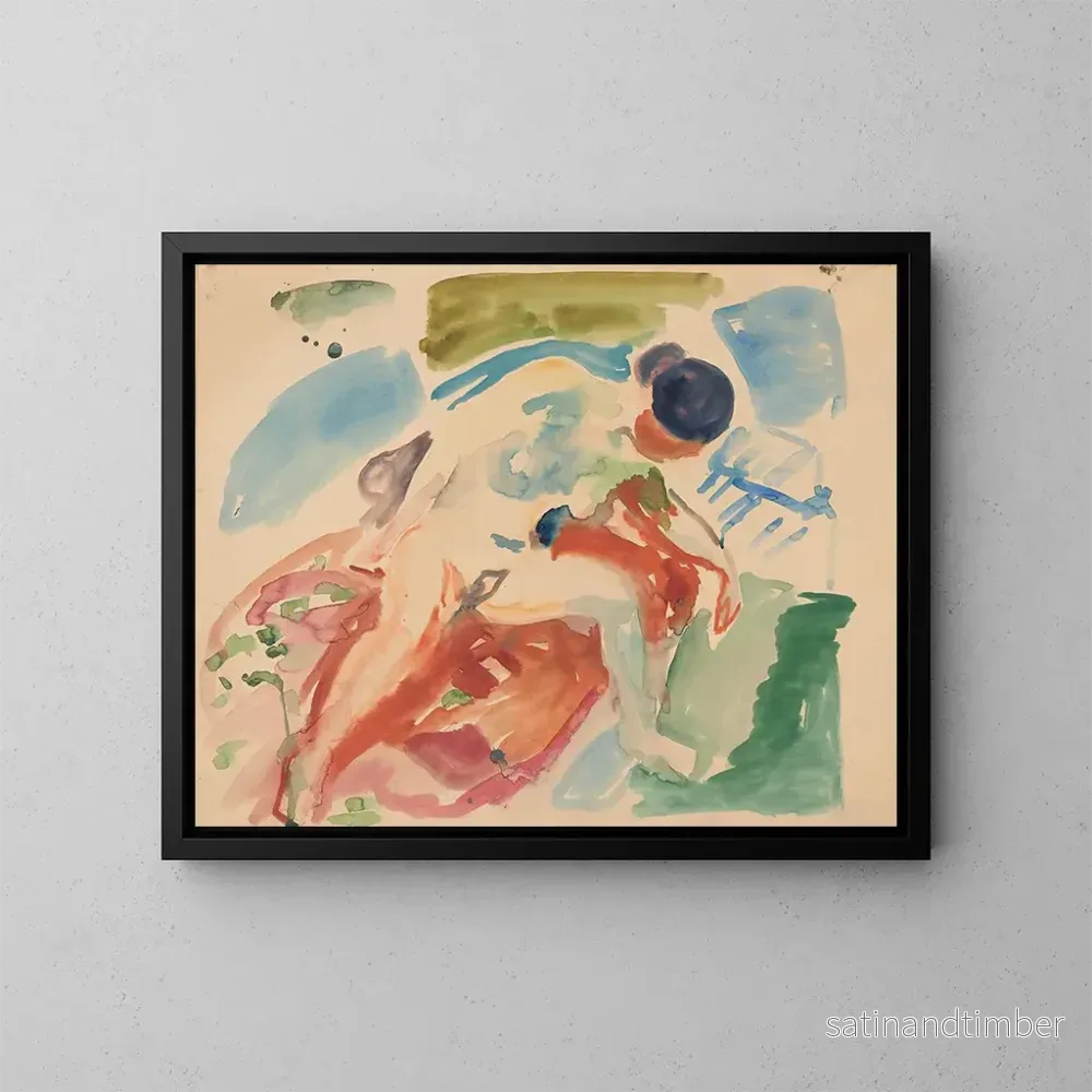 Reproduktion av målningen Nu feminin - Edvard Munch
