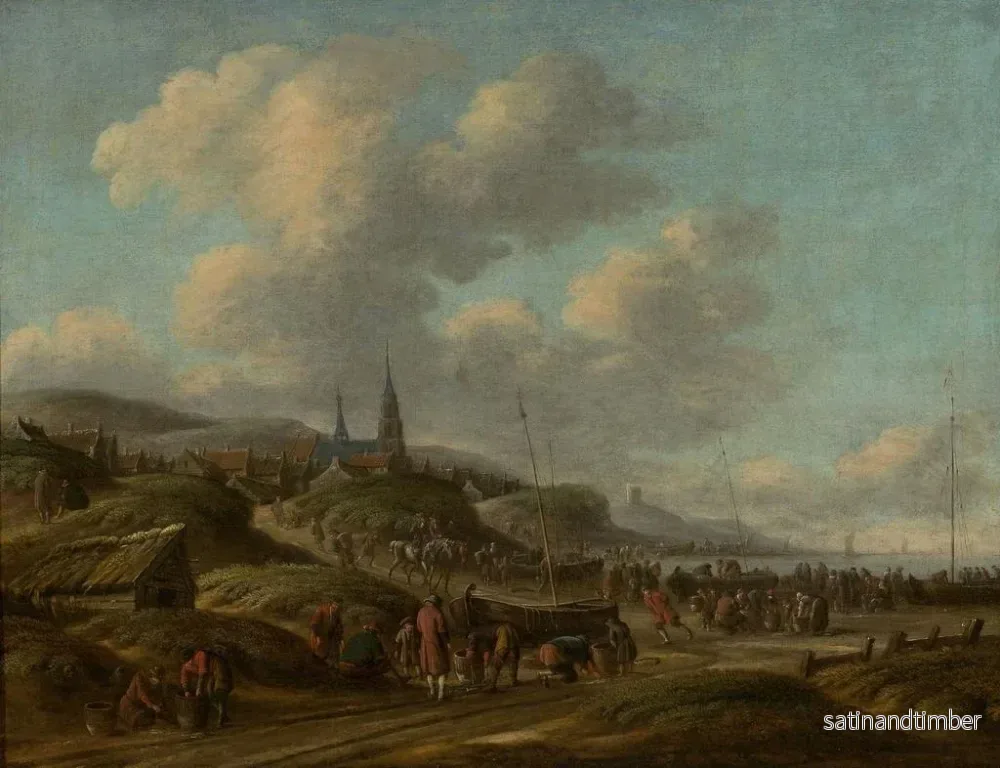 Reproduktion av målningen Côte à Scheveningen - Thomas Heeremans - Bild 2