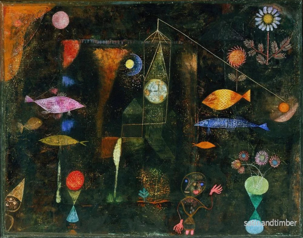 Reproduktion av målningen Magie des poissons - Paul Klee - Bild 2
