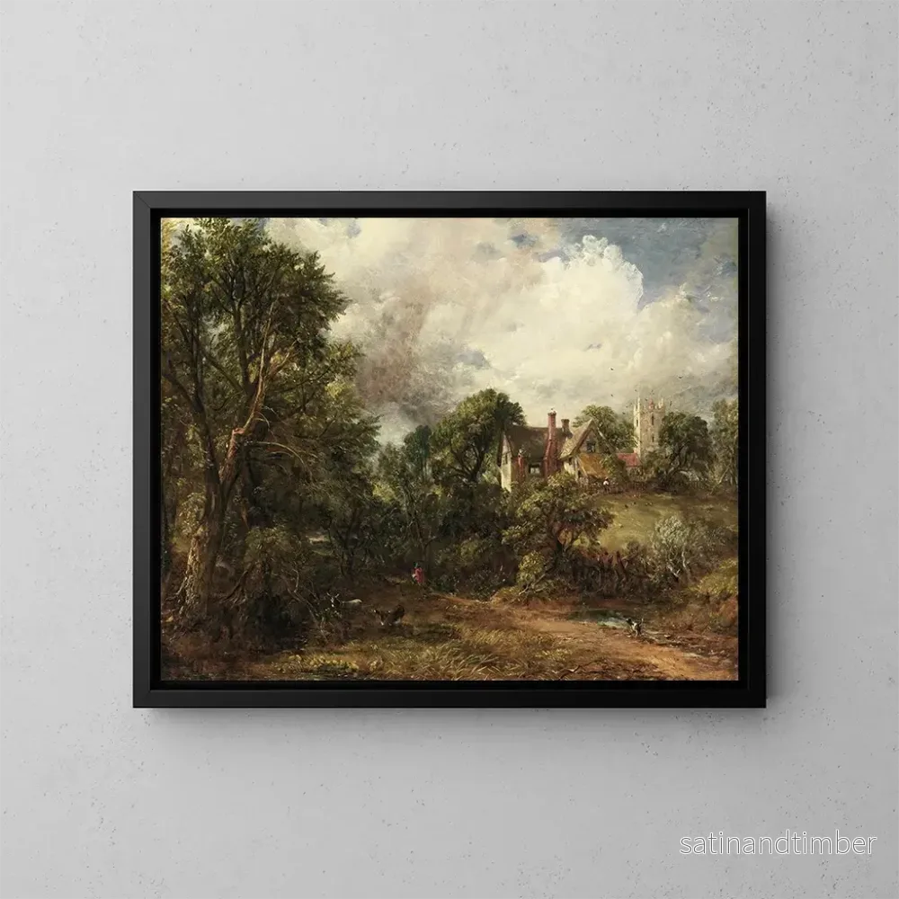 Reproduktion av målningen Glebe-gården - John Constable