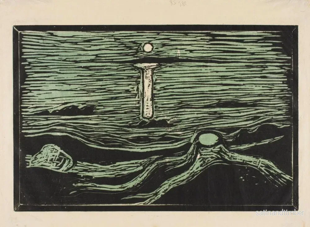 Reproduktion av målningen Rive mystique - Edvard Munch - Bild 2
