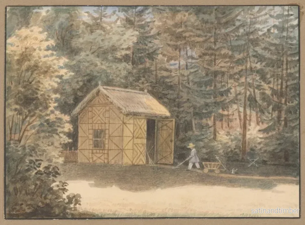 Reproduktion av målningen Singe Viktor i Rusovceparken - Henriette Odescalchi - Bild 2