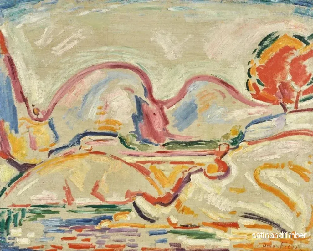Reproduktion av målningen La Ciotat - Émile Othon Friesz - Bild 2