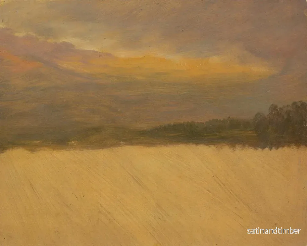 Reproduktion av målningen landskapsbergsterräng - Frederic Edwin Church - Bild 2