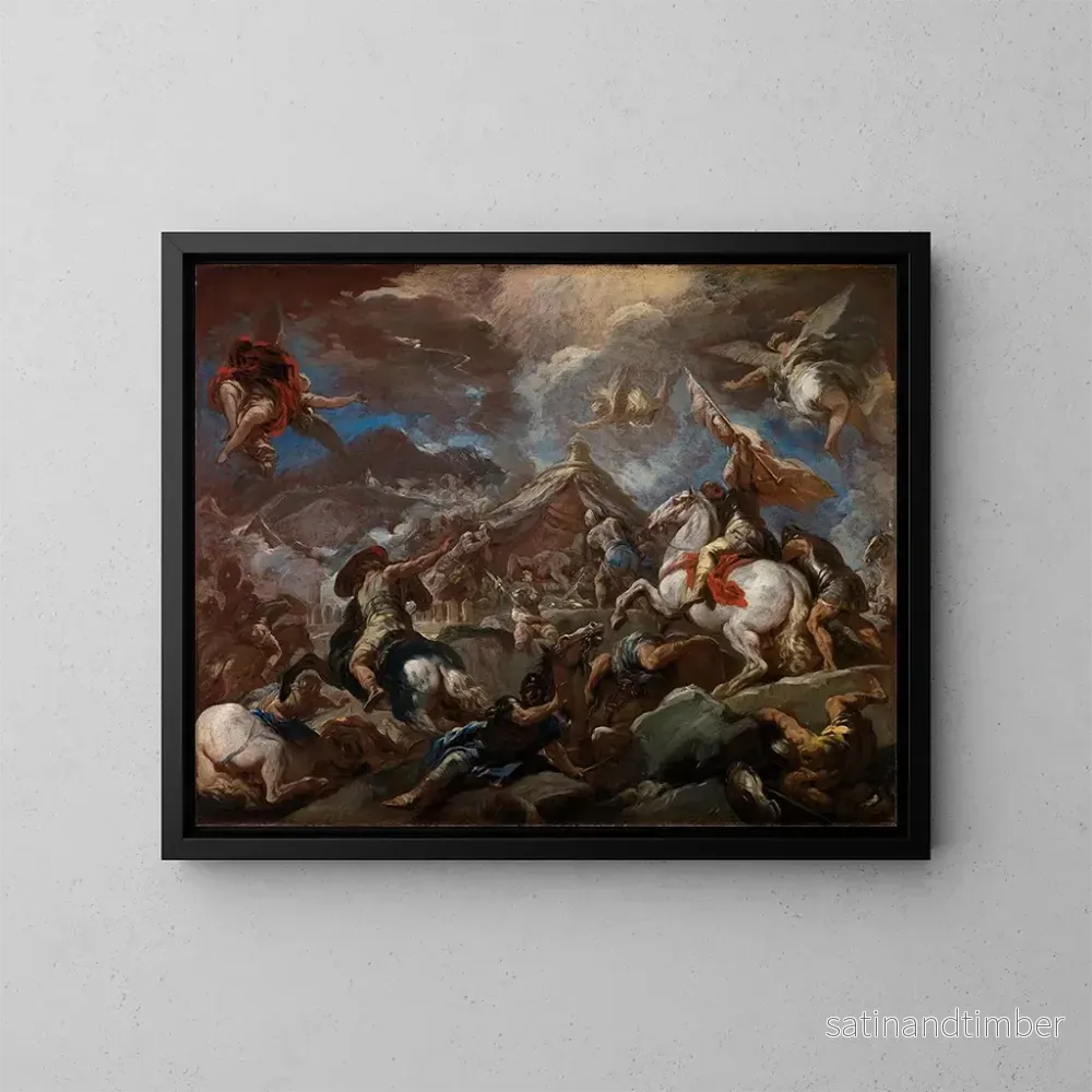 Reproduktion av målningen La découverte du corps d’Holoferne – Luca Giordano Reproduktion av målningen La découverte du corps d’Holoferne – Luca Giordano