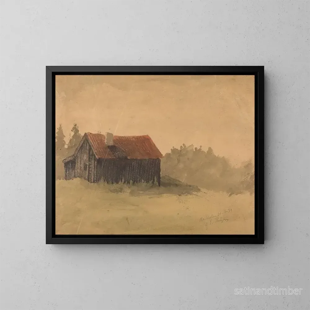 Reproduktion av målningen av Maridalen - Gustav Wentzel