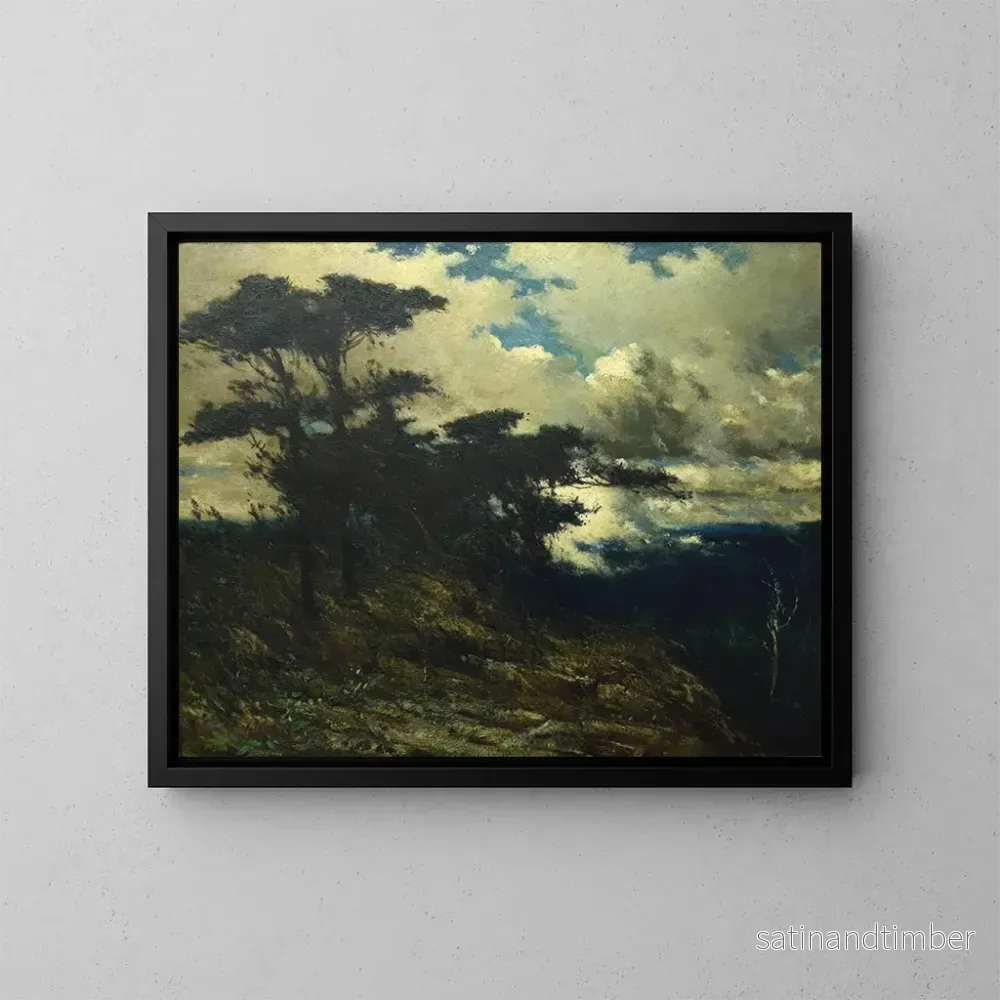 Reproduktion av målningen Landskapsbild av berg - Elliott Daingerfield