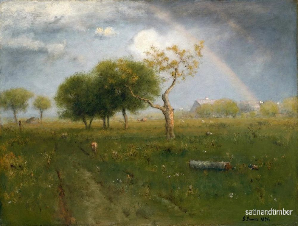 Reproduktion av målningen Efter en sommarregnskur - George Inness - Bild 2