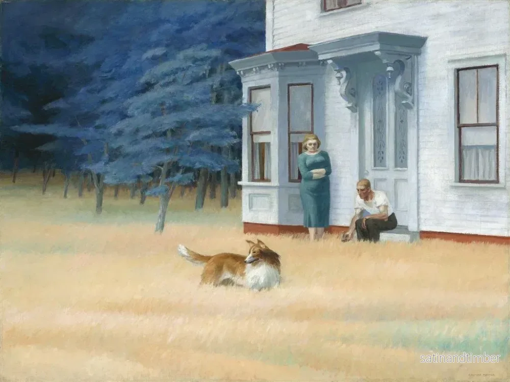 Reproduktion av målningen Kväll på Cape Cod - Edward Hopper - Bild 2