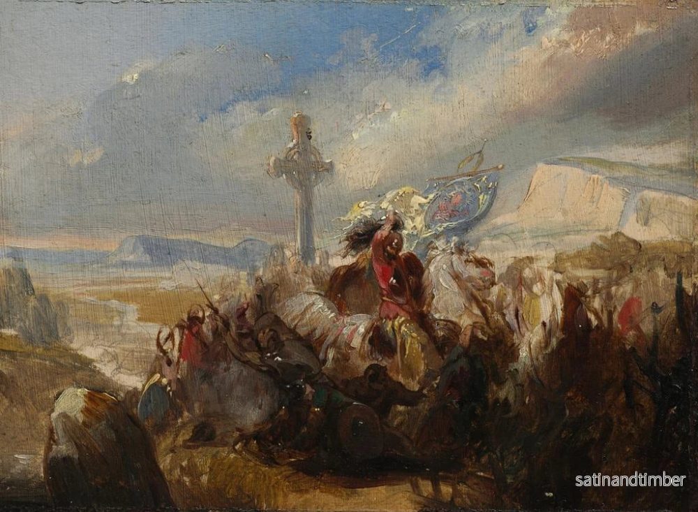 Reproduktion av målningen av Slaget vid Poitiers, 25 oktober 732 - Baron Charles de Steuben - Bild 2