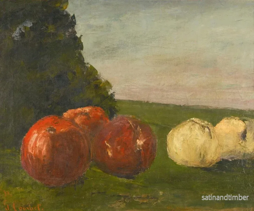 Reproduktion av målningen Naturtavla - Gustave Courbet - Bild 2