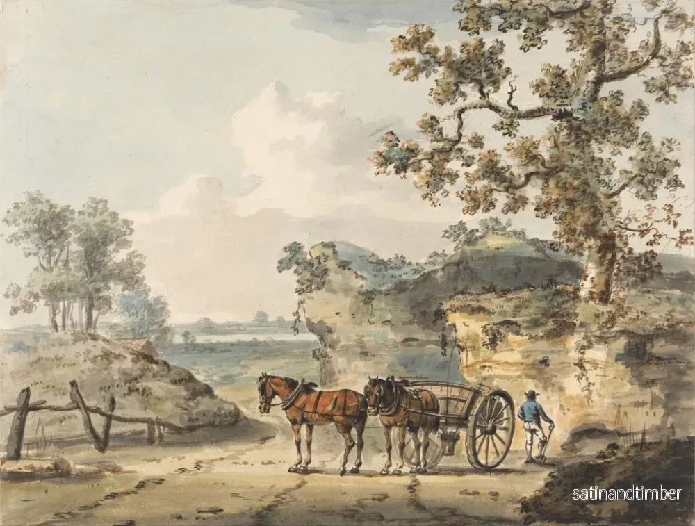 Reproduktion av målningen En sandlåda - Paul Sandby - Bild 2
