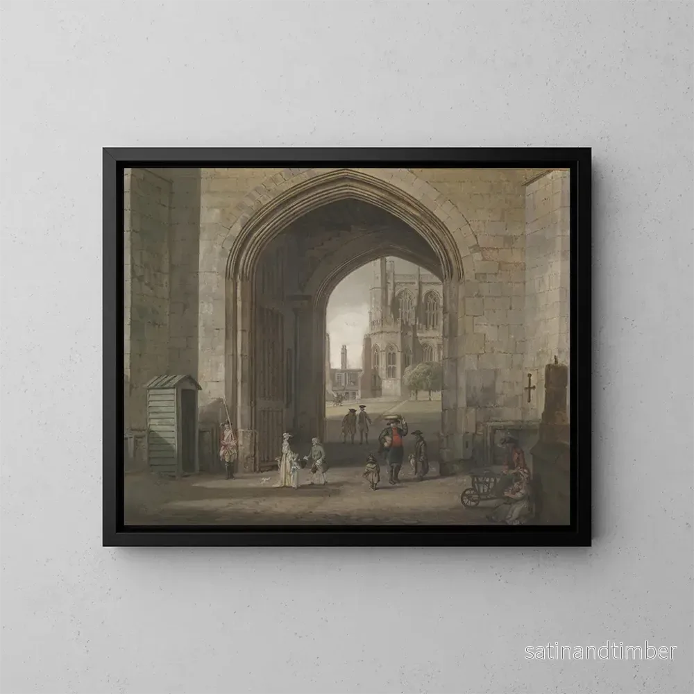 Reproduktion av målningen La porte de la tour au château de Windsor – Paul Sandby Reproduktion av målningen La porte de la tour au château de Windsor – Paul Sandby