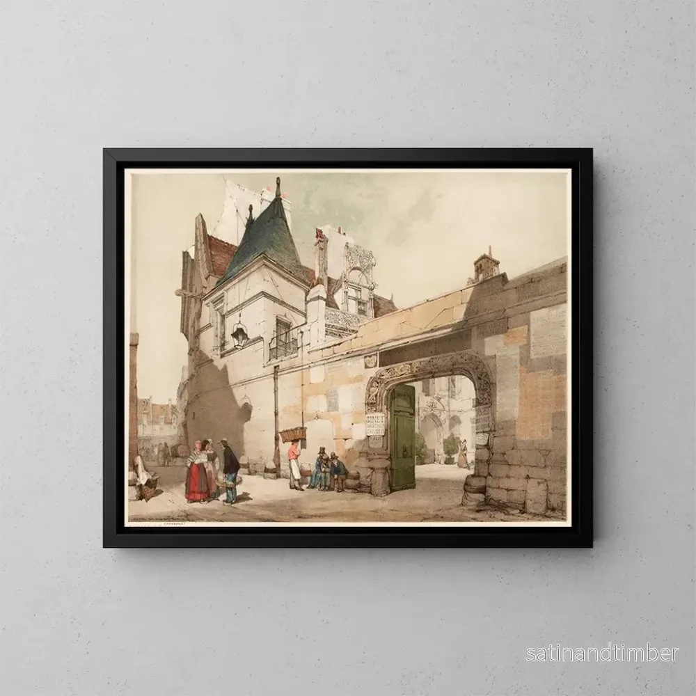 Reproduktion av målningen Hôtel de Cluny, Paris - Thomas Shotter Boys