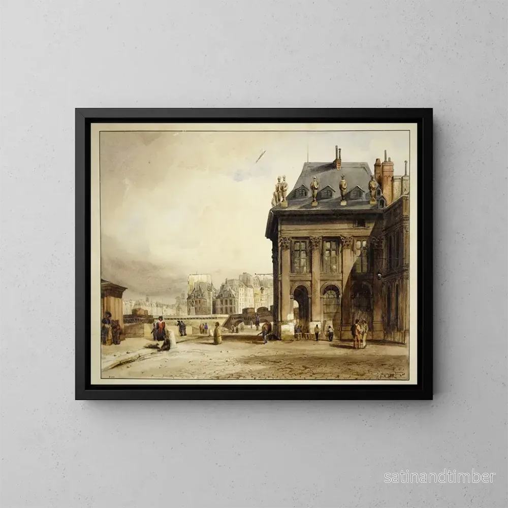 Reproduktion av målningen L'Institut de la aile gauche avec le portique - Thomas Shotter Boys