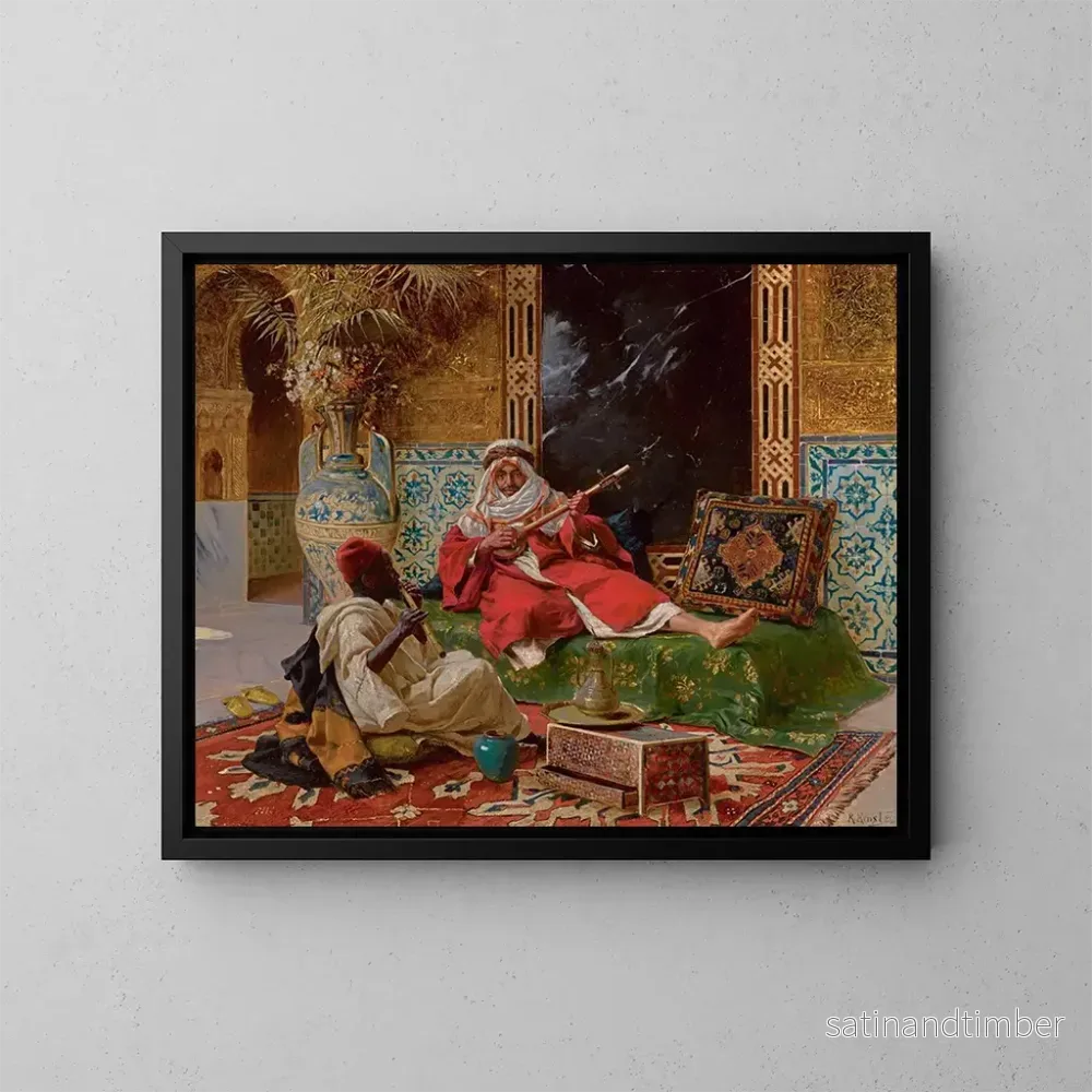 Reproduktion av målningen Les Musiciens - Rudolf Ernst